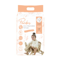 Pandas Eco-Disposable Pull Ups Size 7 (16+kg) 4 packs of 12 (48 pull ups)