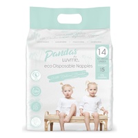 Pandas by Luv Me Extra Large Nappies Size 5 12-18kg (14x4) Carton of 56's