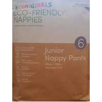Ecoriginals Eco-Friendly Nappy Pants Size 6 Junior 16KG Plus  (6 x16) Carton of 96's