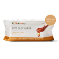 Ecoriginals Eco Baby Wipes Manuka Honey 70's