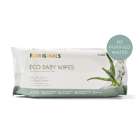 Ecoriginals Eco Baby Wipes Purified Water 70's