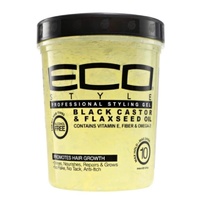 Eco Style Professional Styling Gel Black Castor & Flaxseed Oil 946mL (32oz)