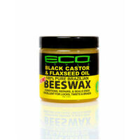 Eco Style 100% Pure Brazilian Beeswax with Black Castor And Flaxseed Oil 118mL (4oz)