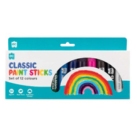 Eductaional Colours Paint Sticks Classic Set of 12