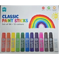 Eductaional Colours Paint Sticks Classic Set of 96