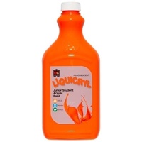 Fluorescent Liquicryl Junior Acrylic Paint Orange 2L