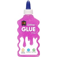 Glitter Glue Pink 177mL