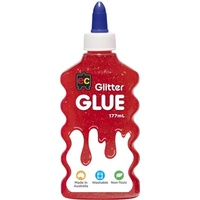 Glitter Glue Red 177mL