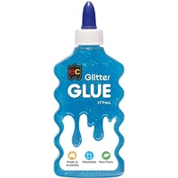Glitter Glue Sky Blue 177mL