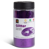 Glitter Jar Purple 200g