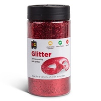 Glitter Jar Red 200g