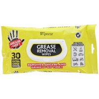 Wipeeze Grease Removal Wipes Pack of 30