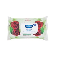 Deep Fresh Rose Blossom Fragrance Wipes Pack of 72