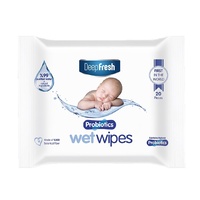 Deep Fresh Biodegradable Water Wipes Enriched With Probiotics Travel Pack of 20