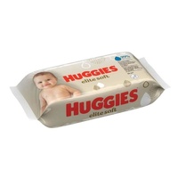 Huggies Elite Soft Baby Wipes Sensitive Skin Travel Pack of 56's