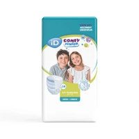 iD Comfy Junior Absorbent Pants 8-11 Years 25-37kg waist 55-70cm Unisex Pack of 14's