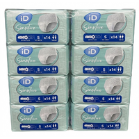 iD Sensitive Pants Extra Plus Small 6D 1375mL Waist 60-90cm (8x14) Carton of 112
