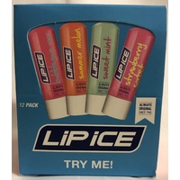 Lip Ice Lip Care Pack of 12 Assorted