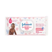 Johnson's Gentle All Over Wipes Carton of 432 