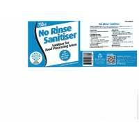 Solo Pak No Rinse Sanitiser Label