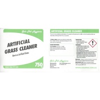 Solo Pak Artificial Grass Cleaner Label
