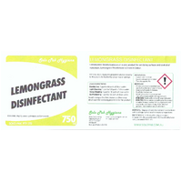 Solo Pak Lemongrass Commercial Grade Label