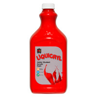 Liquicryl Junior Student Paint Red 2L