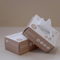 Luv Me Biodegradable Bamboo Flushable Liners for Cloth Nappies 100 pack