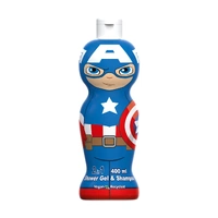 Marvel Avengers Captain America 2-in-1 Shower Gel & Shampoo – 400mL