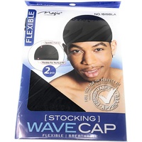 Magic Collection Wave Cap Stocking Breathable Flexible Black