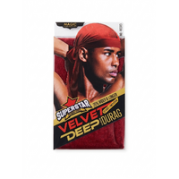 Magic Collection Superstar Velvet Deep Wave Durag Red