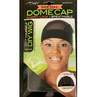Magic Collection Mesh Dome Cap Short-Look DIY Wig Breathable Black