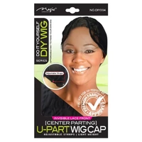 Magic Collection DIY U-Part Wig Cap with Adjustable Straps – Center Parting
