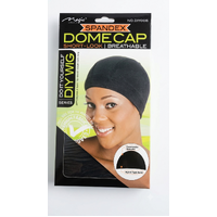 Magic Collection Spandex Dome Cap Short-Look DIY Wig Breathable Black