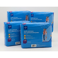Medline DryTime Youth Underwear/Pull Ups Large/X-Large (27-56+kg) Carton of 48's