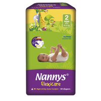 Nannys Mini Plus Size 2 (4 - 6KG) 44's
