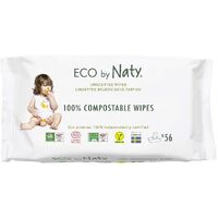 Naty by Nature Eco Sensitive Unscented Wipes 56's