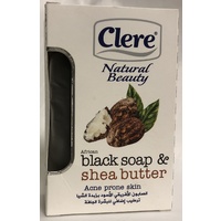 Clere Natural Beauty African Black Soap & Shea Butter Soap 150g