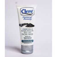Clere Charcoal And Blackseed Oil Peel Off Face Mask 75mL