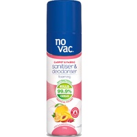No Vac Carpet & Fabric Foaming Sanitiser & Deodoriser Tropical Escape 290g