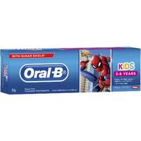 Oral-b Kids Fluoride Toothpaste 3-6 Years 92g