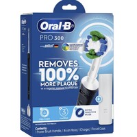 Oral B Pro 300 Black Electric Toothbrush 