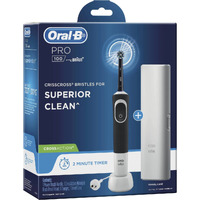 Oral-B Pro 100 Crossaction Midnight Black Electric Toothbrush 