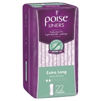 Poise Liners Extra Long 22's