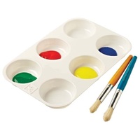 6 Well Muffin Palette Tray