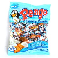 Pengo Chewy Candy Milky Coconut & Milky Caramel 250g Pack of 100's