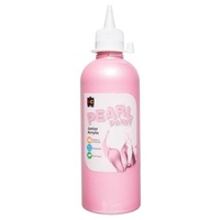 Pearl Liquicryl Junior Acrylic Paint Pink 500mL