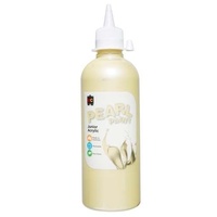 Pearl Liquicryl Junior Acrylic Paint Yellow 500mL