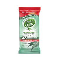 Pine O Cleen Disinfectant Biodegradable Wipes Eucalyptus Pack of 110