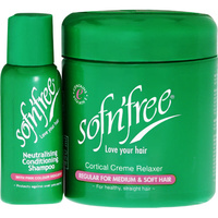 Sofn'Free Cortical Relaxer and Shampoo Regular Banded Pack 450mL